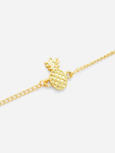 Pineapple Detail Link Bracelet-jewelry-Des Mess