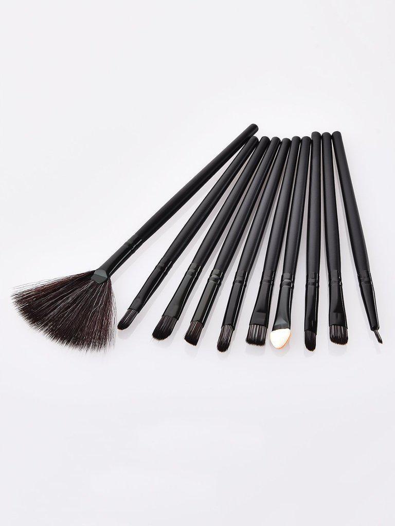 Fan Shaped Makeup Brush 10pcs-makeup-Des Mess