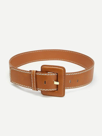 Square Buckle Belt-accessories-Des Mess
