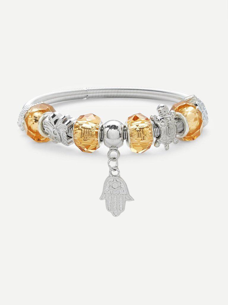 Butterfly And Hand Detail Bangle--Des Mess
