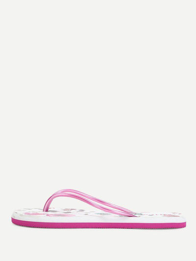Floral Toe Post Sandals-shoes-Des Mess