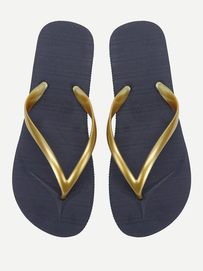 Letter Toe Post Sandals-shoes-Des Mess