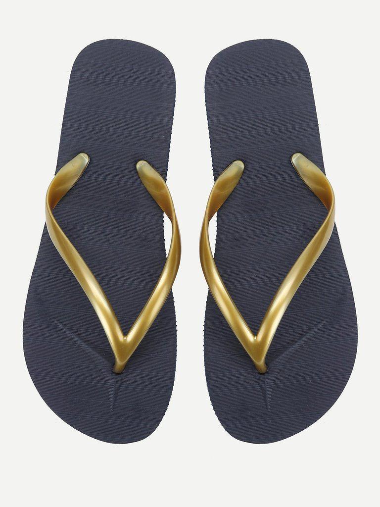 Letter Toe Post Sandals-shoes-Des Mess