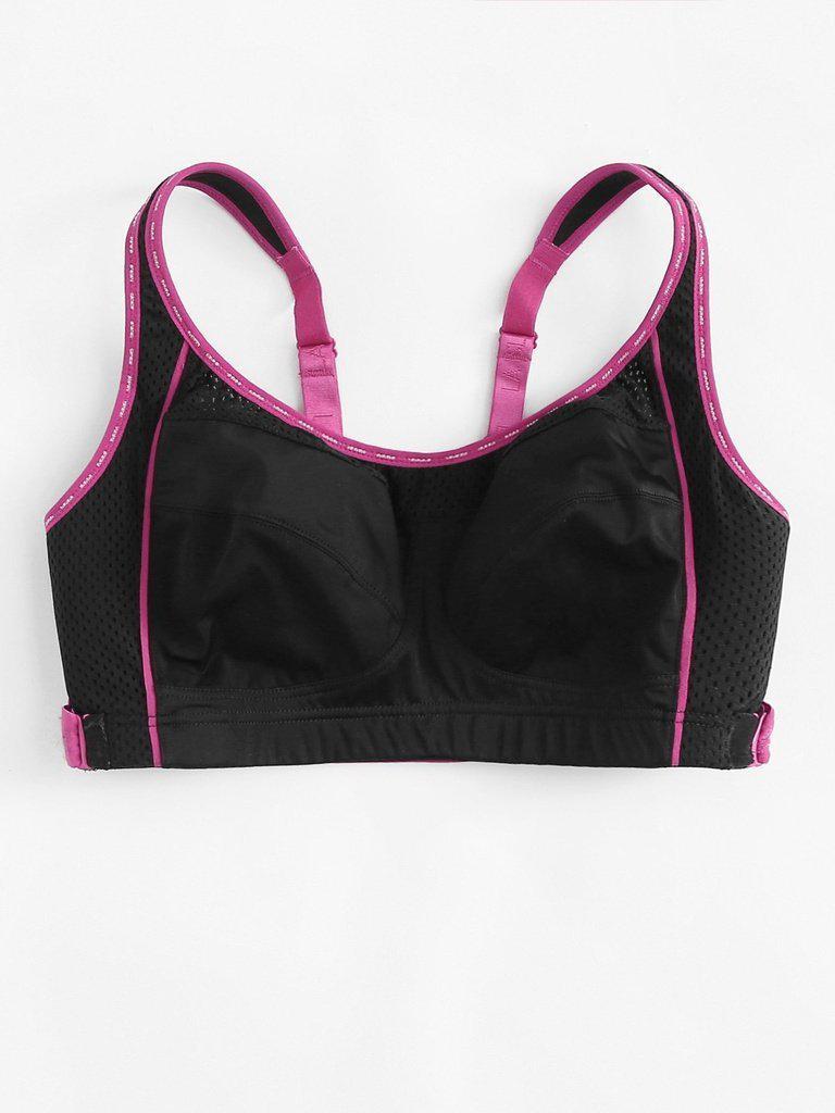 Contrast Piping Sports Bra-sportswear-Des Mess