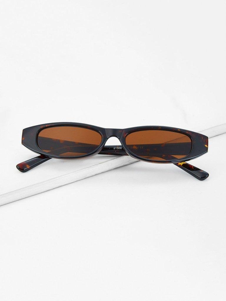 Oval Lens Sunglasses-accessories-Des Mess