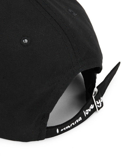 Embroidered Letter Baseball Cap-accessories-Des Mess