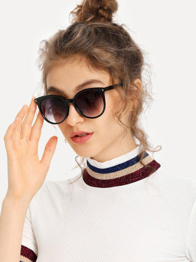 Mirror Lens Cat Eye Sunglasses-accessories-Des Mess