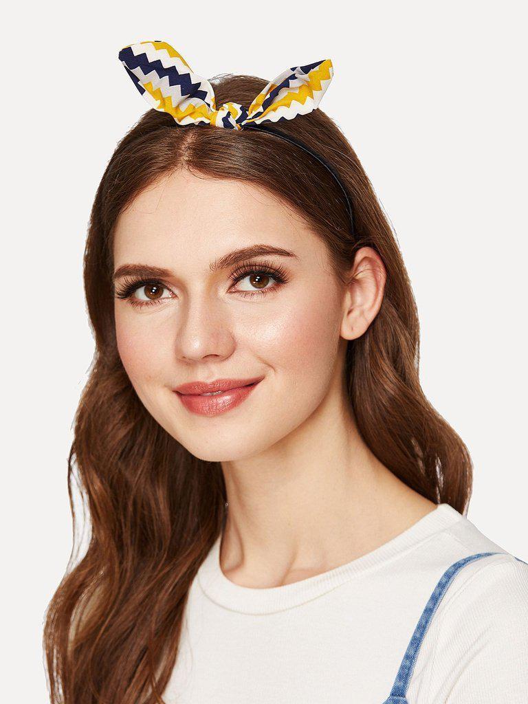 Geometric Bow Detail Headband-hair-Des Mess