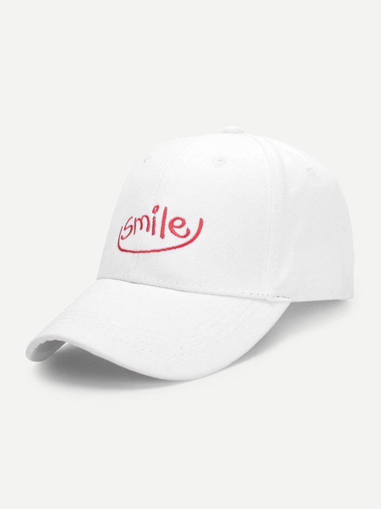 Embroidered Letter Baseball Cap-accessories-Des Mess