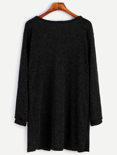Fuzzy Cardigan Sweater With Pockets-outerwear-Des Mess