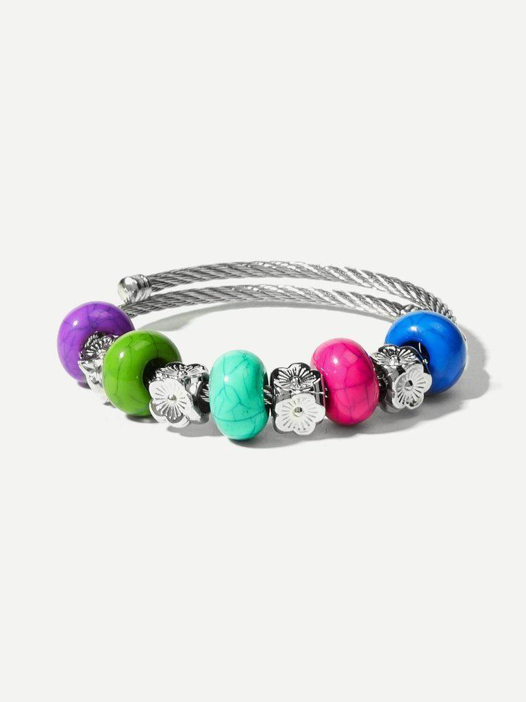 Bead Decorated Bangle--Des Mess