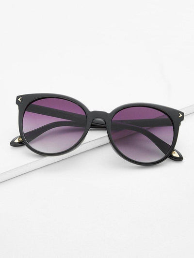 Mirror Lens Cat Eye Sunglasses-accessories-Des Mess