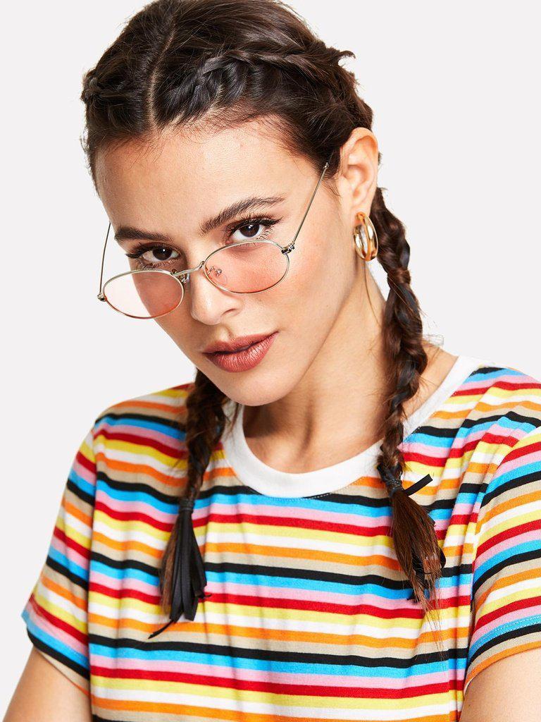Tinted Oval Sunglasses-accessories-Des Mess