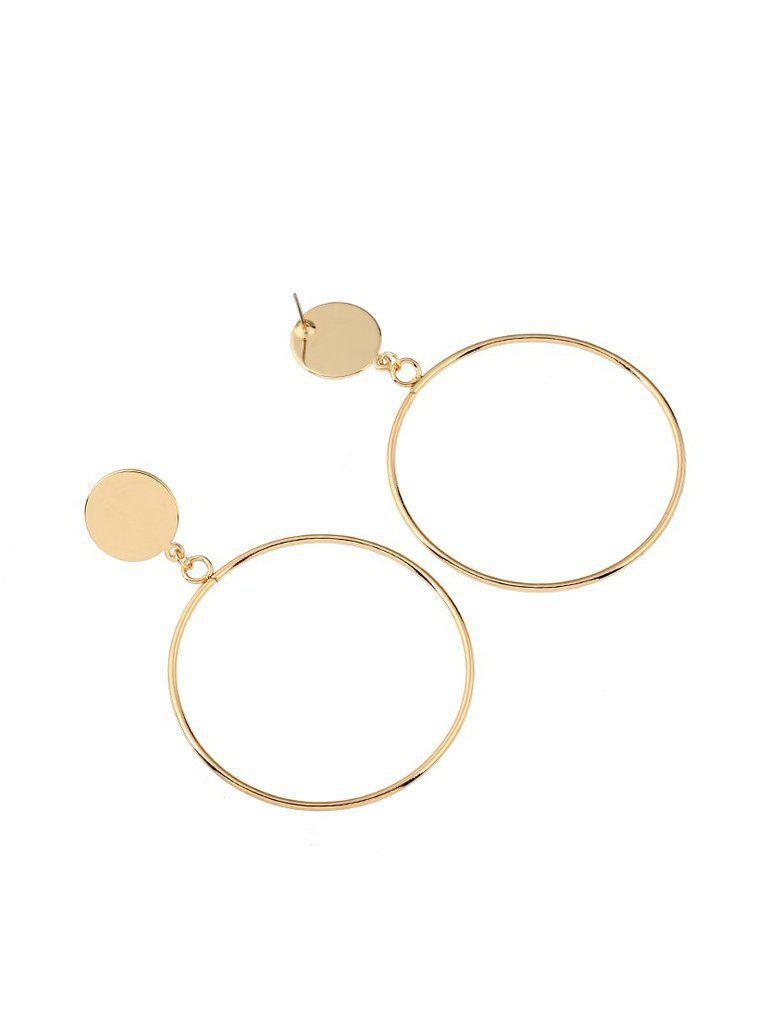 Sequin Detail Hoop Earrings-jewelry-Des Mess