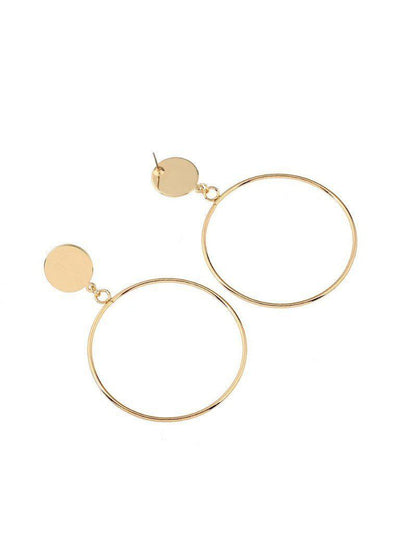 Sequin Detail Hoop Earrings-jewelry-Des Mess