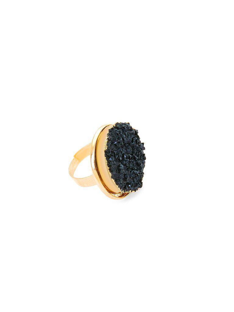Contrast Gemstone Ring-jewelry-Des Mess