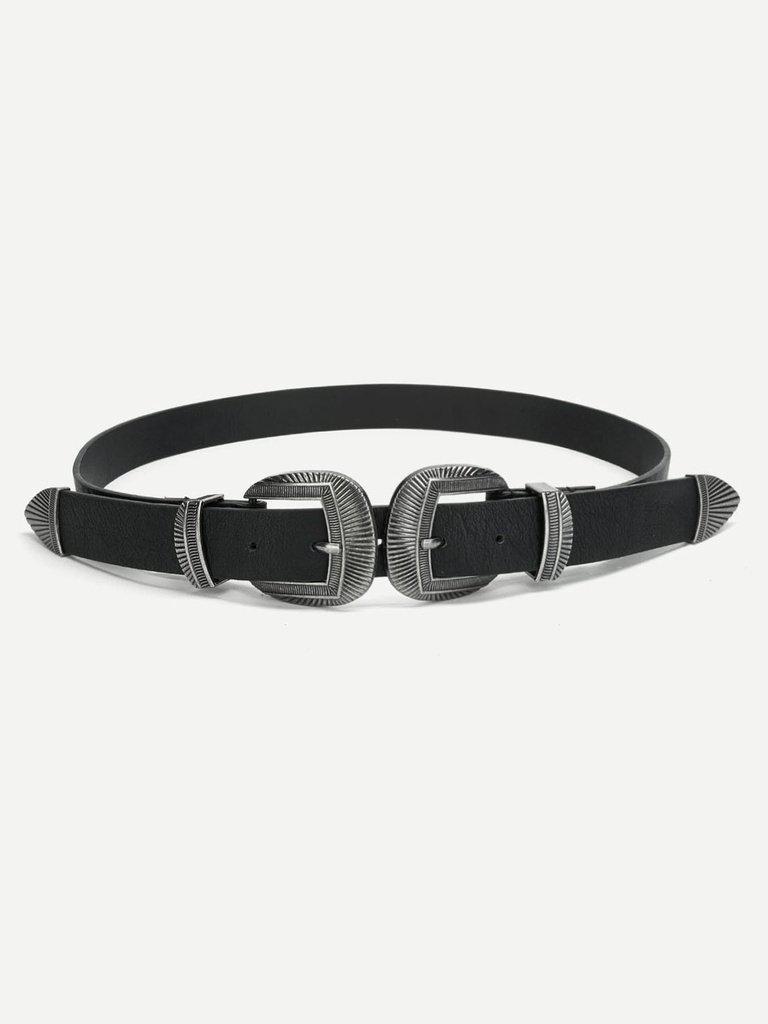 Double Metal Buckle Belt-accessories-Des Mess
