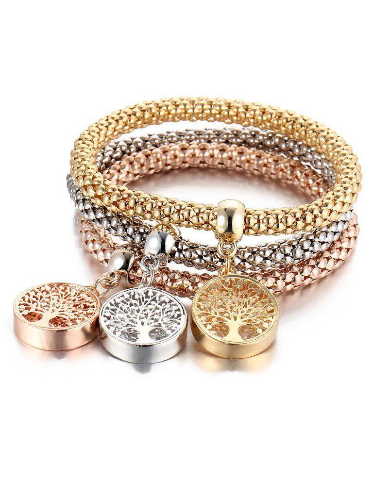Tree Shaped Charm Bracelet Set--Des Mess