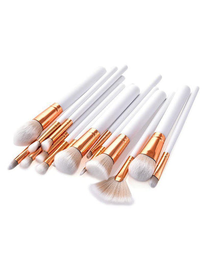 Soft Bristle Makeup Brush 15pcs-makeup-Des Mess
