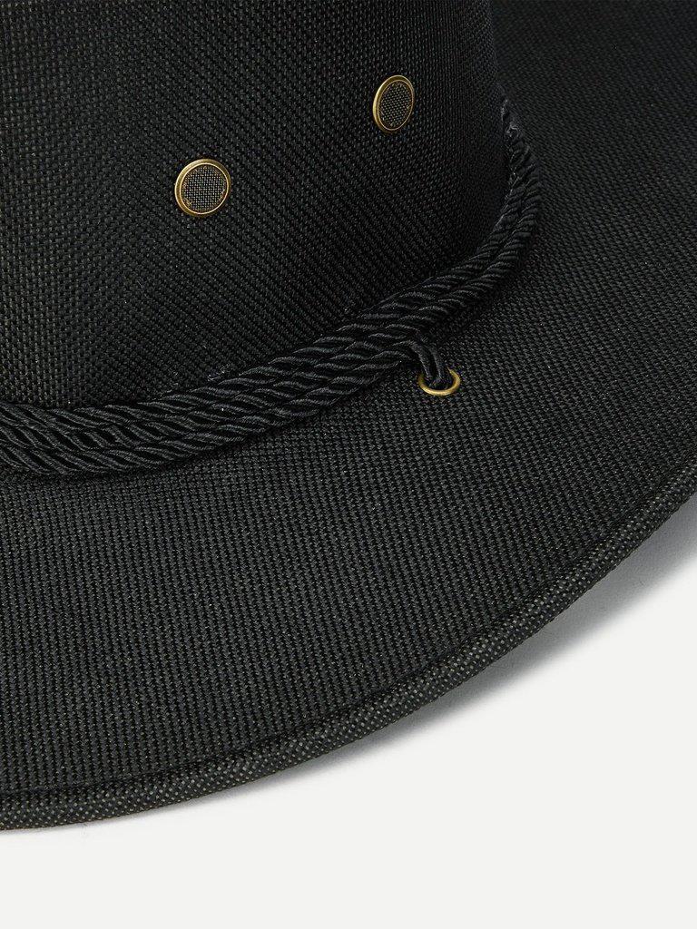 Eyelet Western Hat--Des Mess