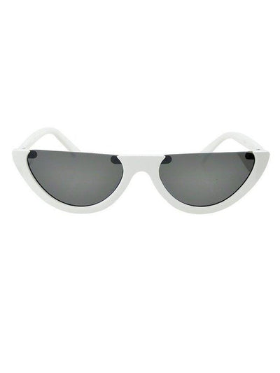 Whitegray Half-Frame Sunglasses-accessories-Des Mess