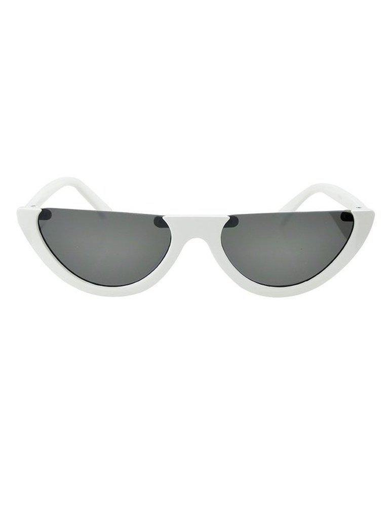 Whitegray Half-Frame Sunglasses-accessories-Des Mess