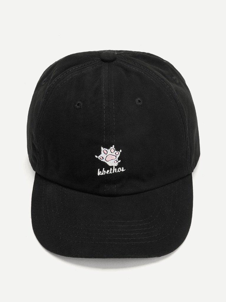 Embroidered Detail Baseball Cap-accessories-Des Mess