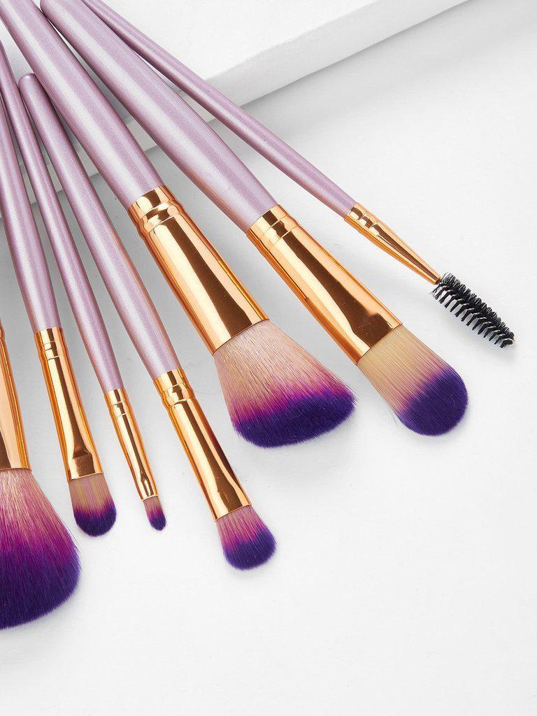 Ombre Bristle Professional Makeup Brush Set 10Pcs-makeup-Des Mess