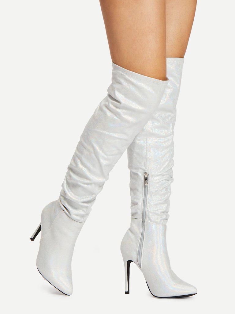 Stiletto Thigh High Boots-shoes-Des Mess