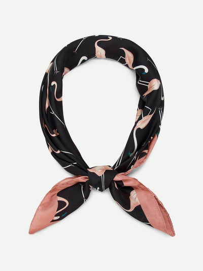 Flamingo Print Bandana-accessories-Des Mess