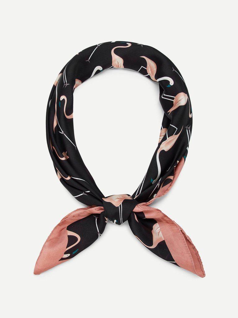 Flamingo Print Bandana-accessories-Des Mess