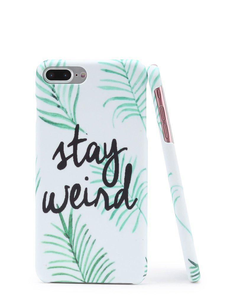 Leaf And Letter Print iPhone Case-others-Des Mess