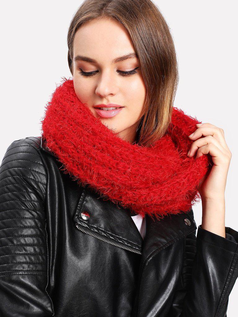 Knit Infinity Scarf-accessories-Des Mess