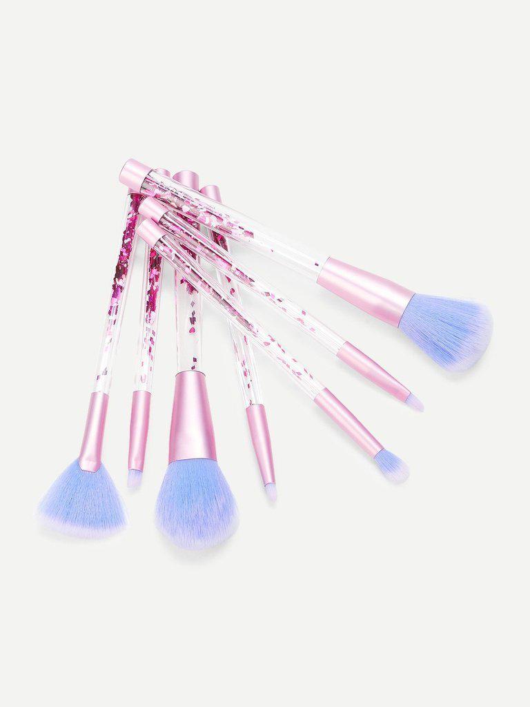 Quicksand Handle Makeup Brush 7pcs--Des Mess