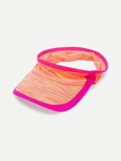 Contrast Trim Visor Hat--Des Mess