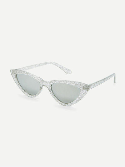 Cat Eye Mirror Lens Sunglasses-accessories-Des Mess