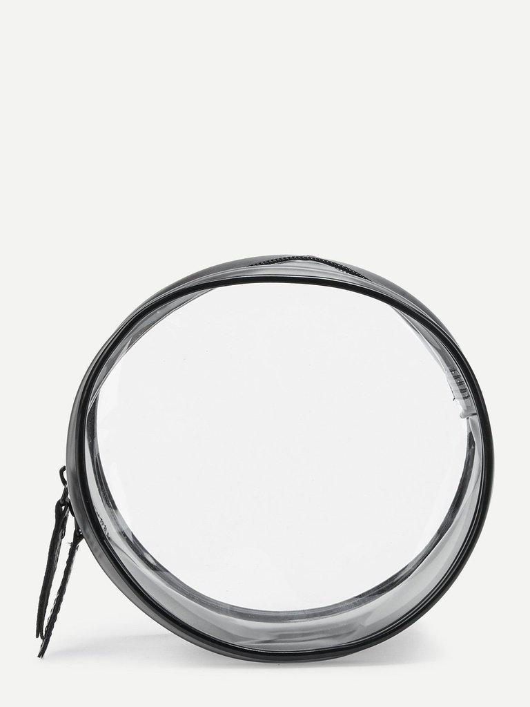 Round Zipper Pouch-makeup-Des Mess