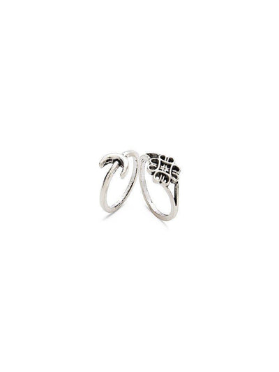 Crown And Flower Design Ring Set 13pcs-jewelry-Des Mess