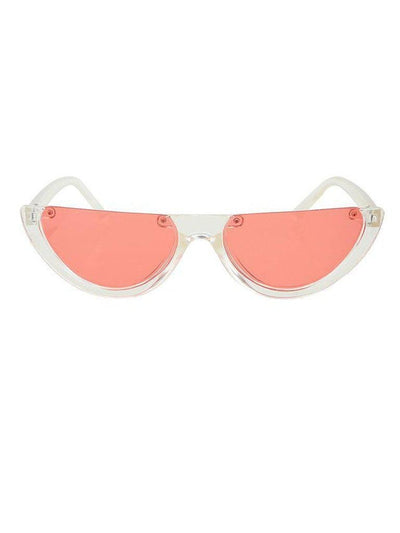 Whitehotpink Half-Frame Sunglasses-accessories-Des Mess