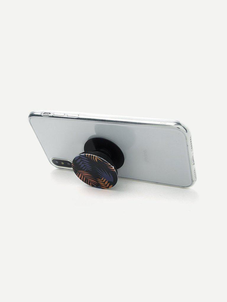 Tropical Print Round Gasbag Phone Holder-others-Des Mess