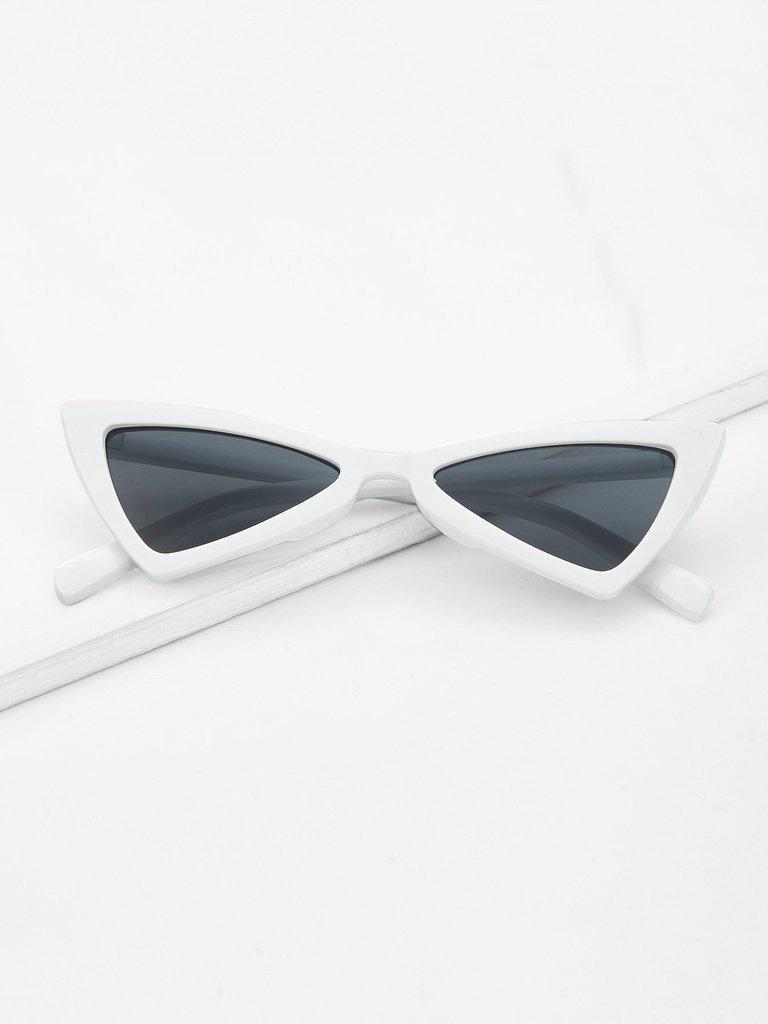 Triangle Design Mirror Lens Sunglasses-accessories-Des Mess