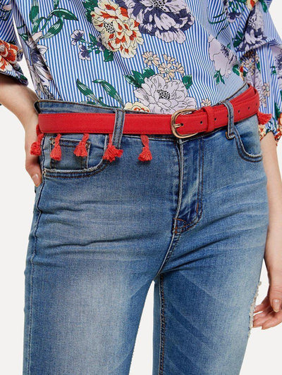 Tassel Fringe Design Belt-accessories-Des Mess
