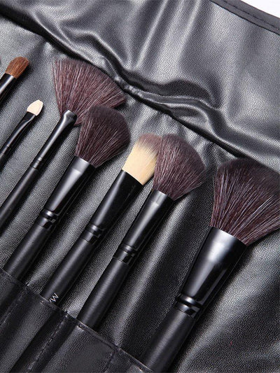 Black Professional 24PCS Makeup Brush Set With Bag-makeup-Des Mess