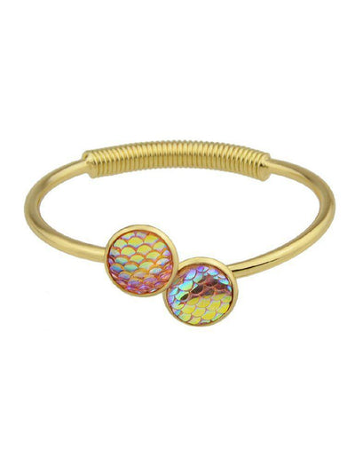 Pink Mermaid Scales Love Bracelets--Des Mess