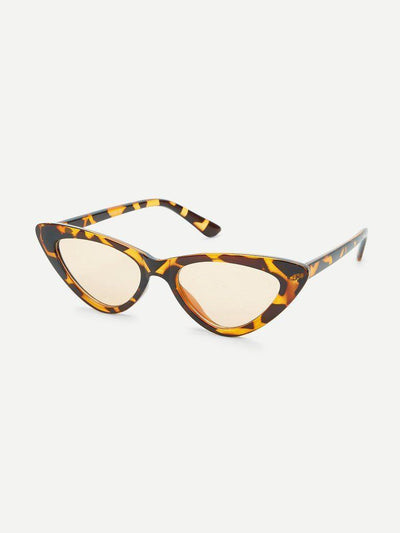 Cat Eye Mirror Lens Sunglasses-accessories-Des Mess
