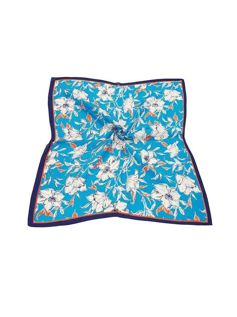 Flower Print Bandana Scarf-accessories-Des Mess