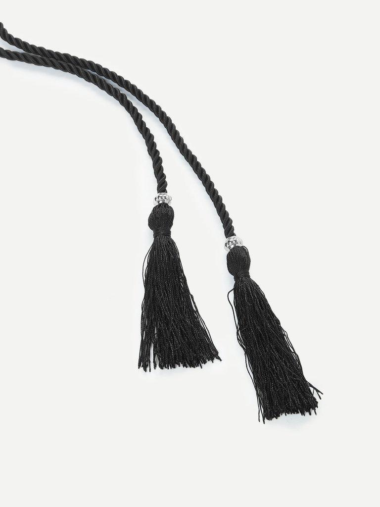 Tassel Skinny Belt-accessories-Des Mess