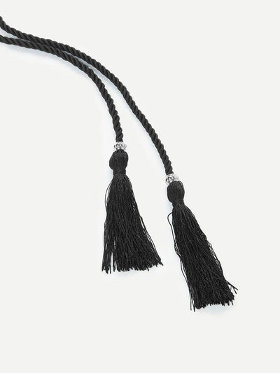 Tassel Skinny Belt-accessories-Des Mess