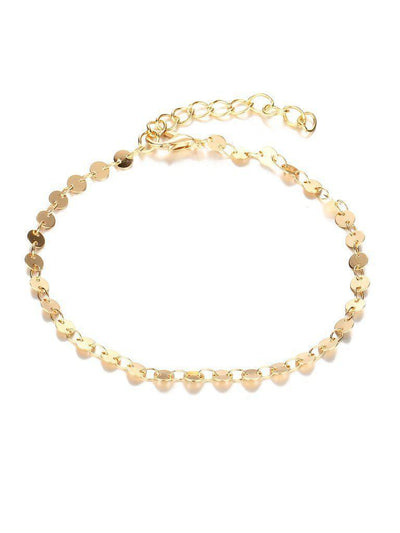 Sequin Design Chain Anklet-jewelry-Des Mess