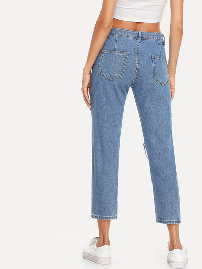 Extreme Distressing Jeans-bottom-Des Mess